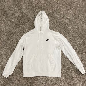 White Nike hooded sweatshirt men’s small